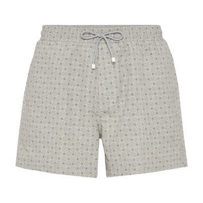 Brunello Cucinelli Swim Shorts In Gray