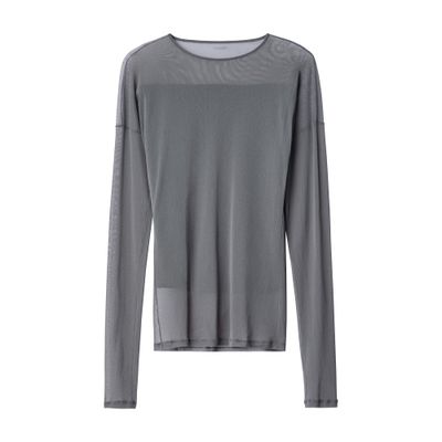 Lemaire Ballerina Long-sleeve Top In Grey