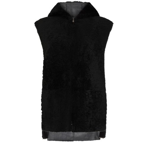 JOSEPH Reversible Dantec waistcoat in woollen skin
