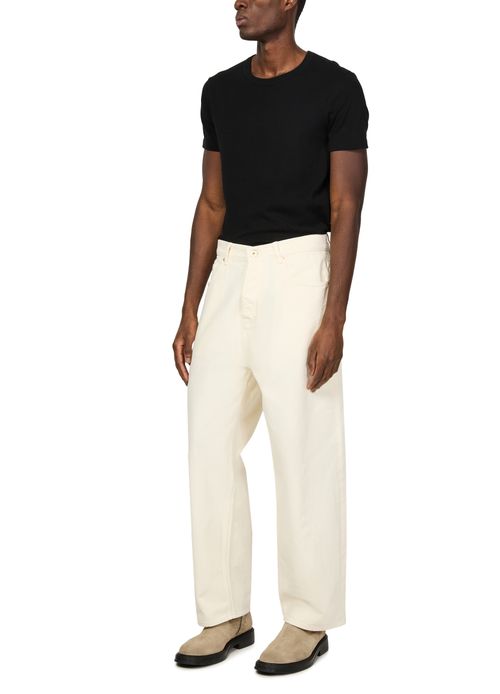 DROLE DE MONSIEUR The Baggy ecru jeans