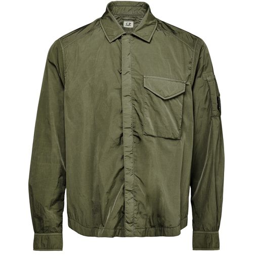 CP COMPANY Overshirt mit Reißverschluss Chrome-R Lens
