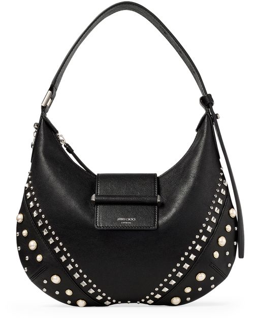 JIMMY CHOO Kleine Hobo-Tasche Bar