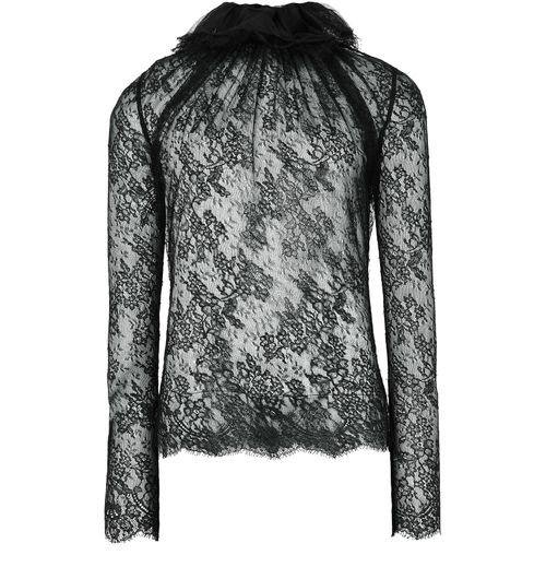 MCQUEEN Long-sleeved lace top