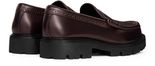 Margaret brogue loafers with Triomphe perforated in polished bullskin - CELINE
