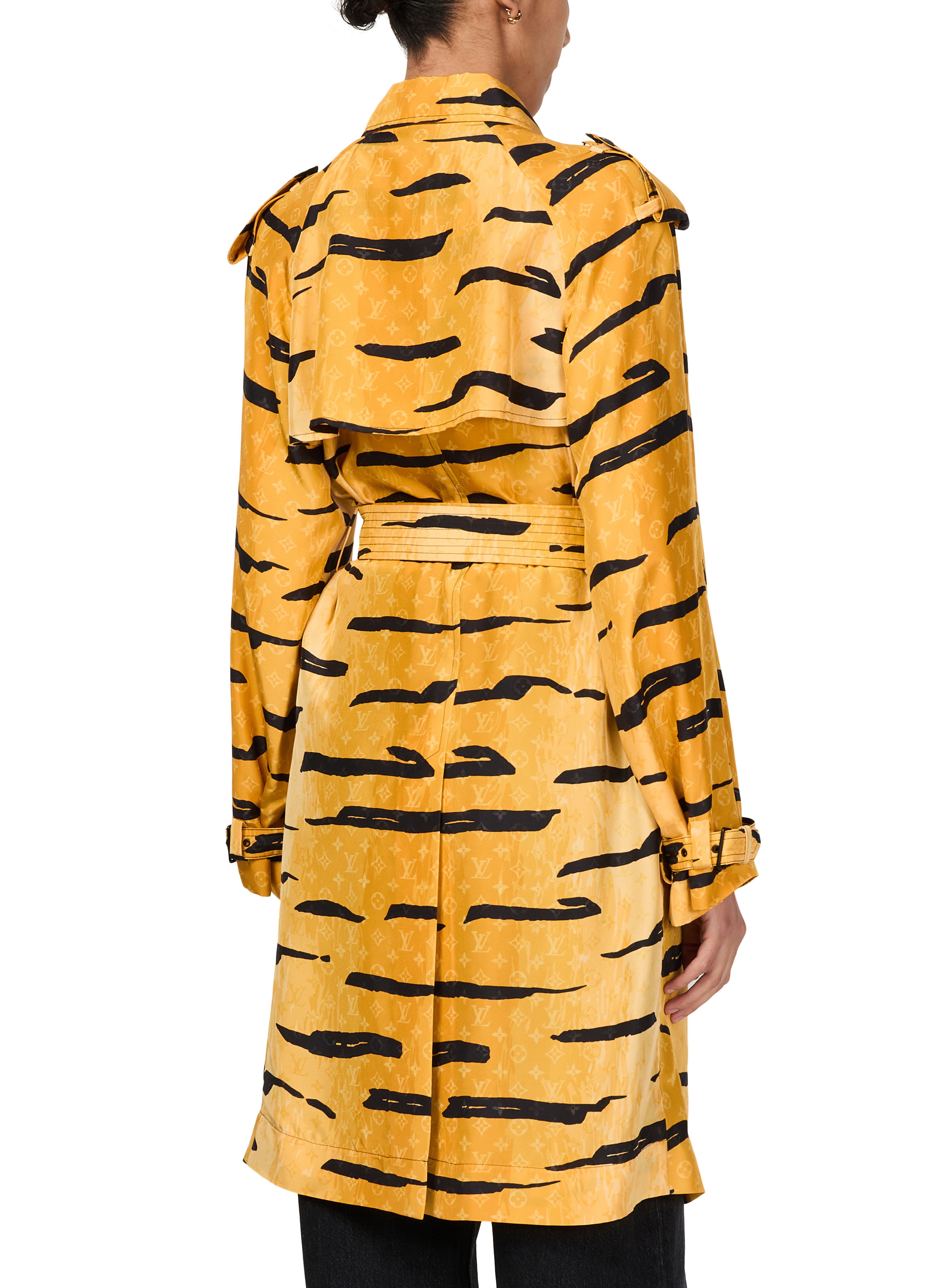 Tiger Print Trench Coat thumbnail 4