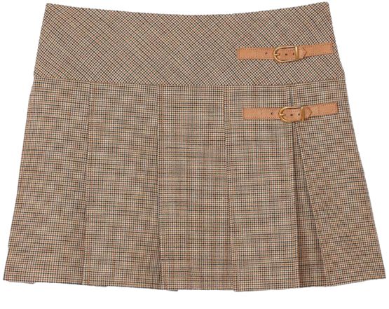 miumiu プリーツスカート千鳥格子