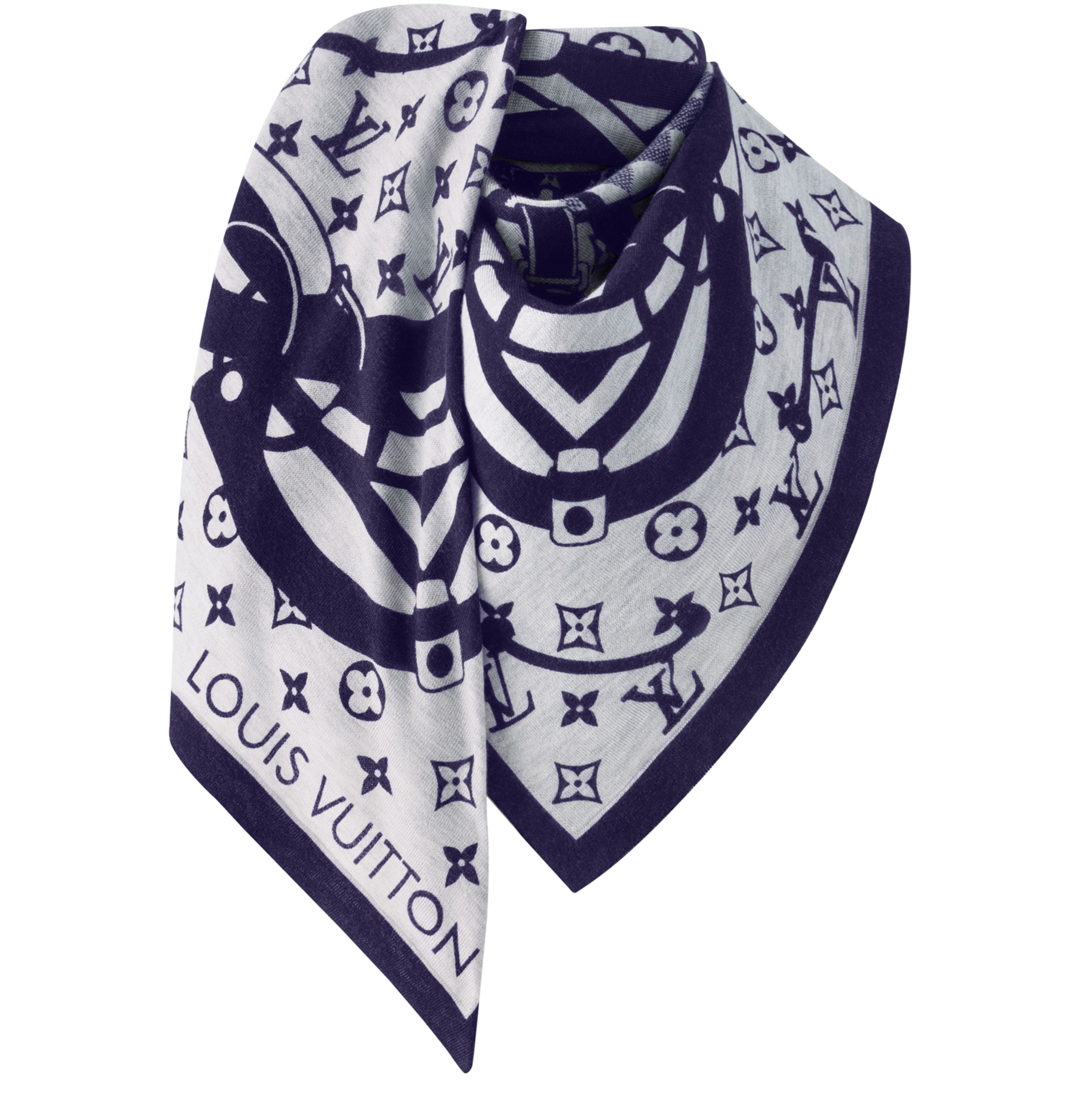 Flower And Straps Shawl