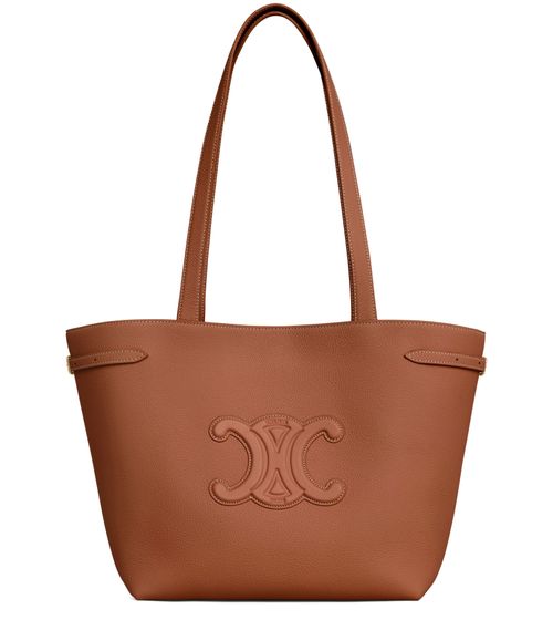 CELINE Small cabas Anaïs cuir Triomphe in grained calfskin