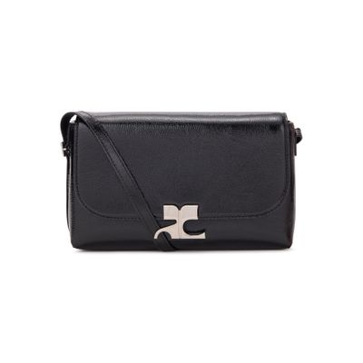 Courrèges Naplack Icotype Bag In Black