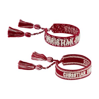 Dior online red bracelet