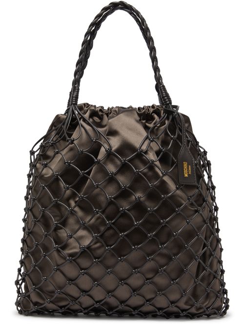 MOSCHINO Nappa mesh bag