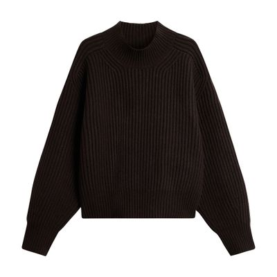 Soeur Flamand Turtleneck Sweater In Brown