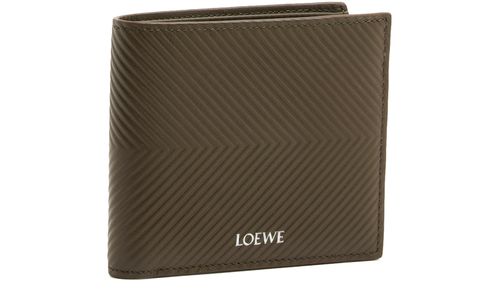 LOEWE Two-compartment wallet in supple grained calf leather.