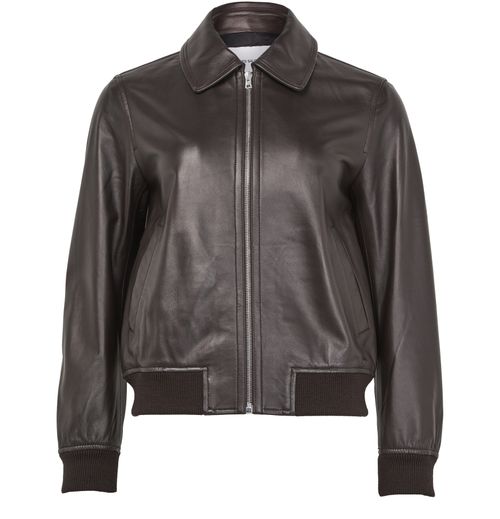 YVES SALOMON Lambskin leather jacket