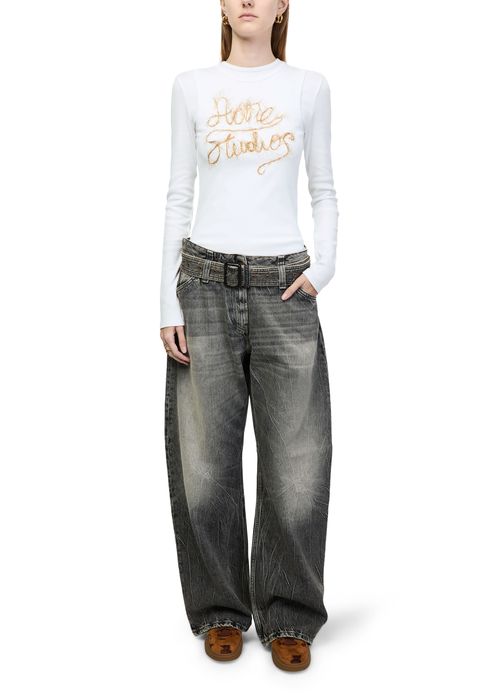 ACNE STUDIOS Layered logo t-shirt