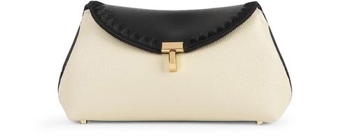 TOTEME T-Lock mini embroidered leather pouch