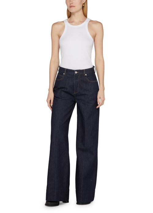 BOTTEGA VENETA Indigo palazzo jeans