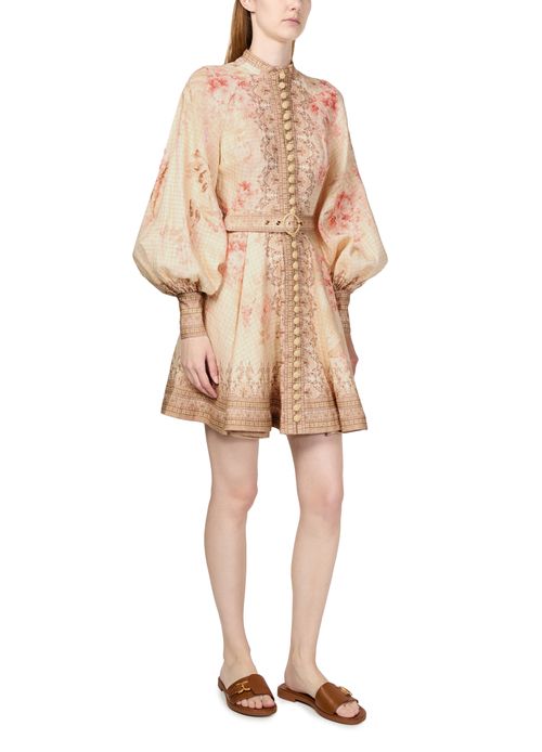 ZIMMERMANN Illuminate buttoned mini dress