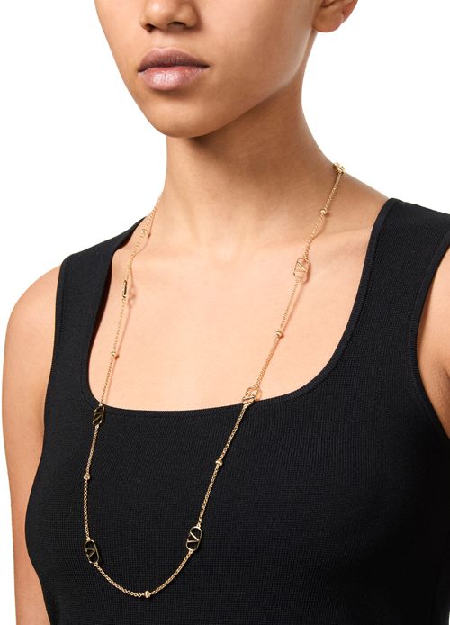VALENTINO GARAVANI Collier Vlogo Signature L.100