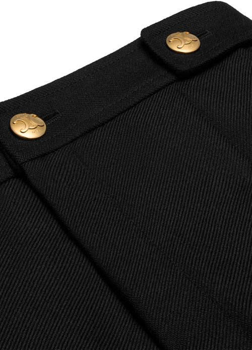 CELINE Taillat-hose aus mohair-wollgabardine