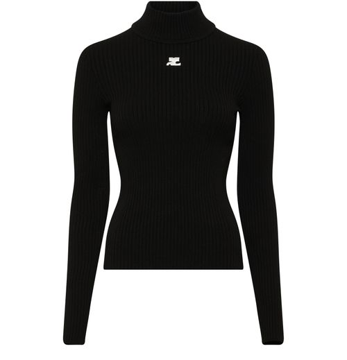 COURREGES Reedition high collar jumper