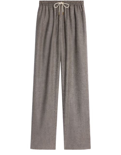 CELINE Straight track pants in wool and cashmere