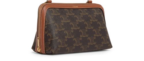 CELINE Pochette toile Triomphe