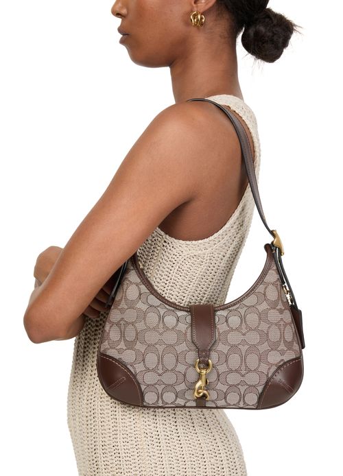 COACH Sac hobo jacquard signature Hamptons