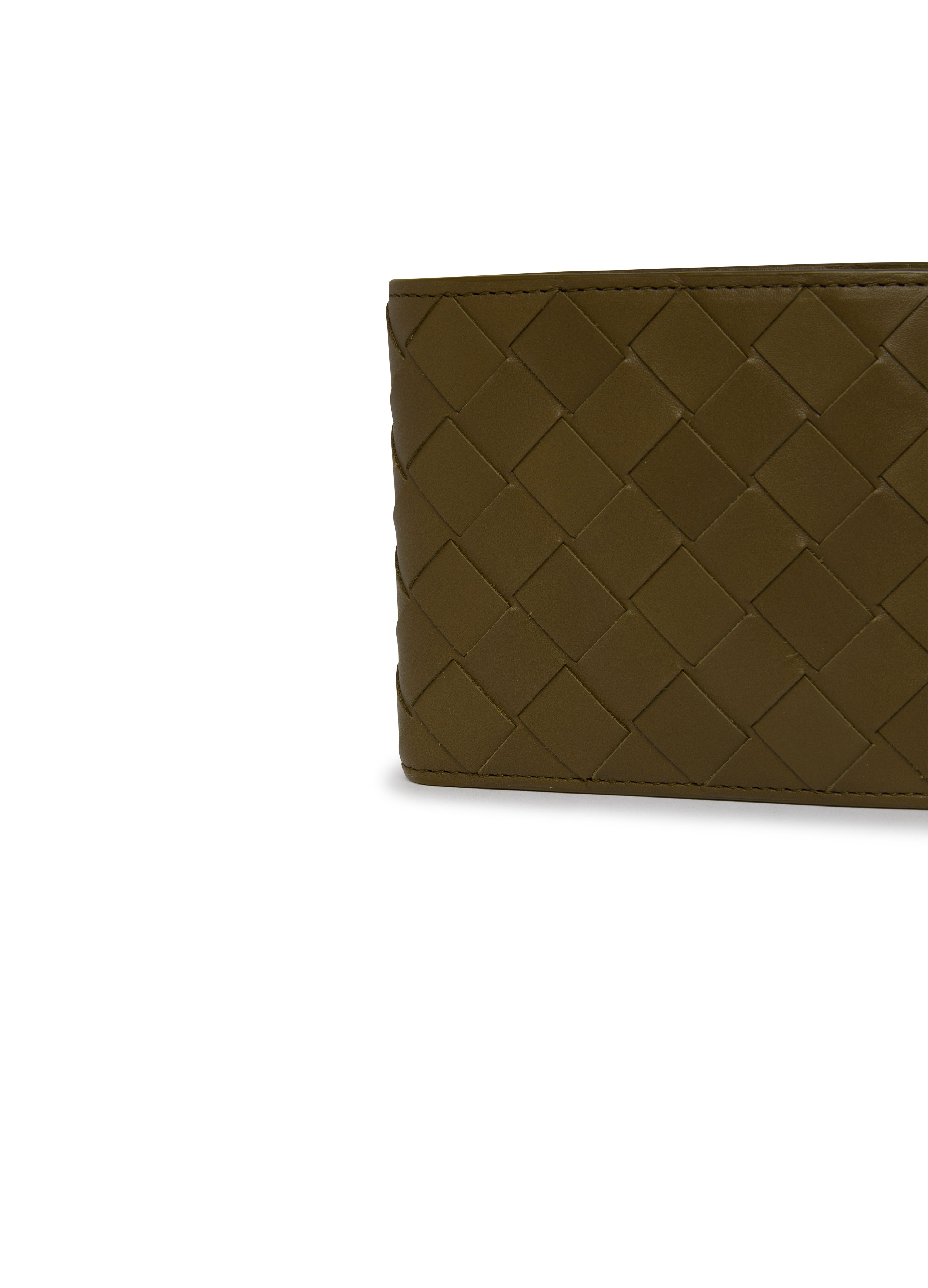 Intrecciato leather wallet thumbnail 6