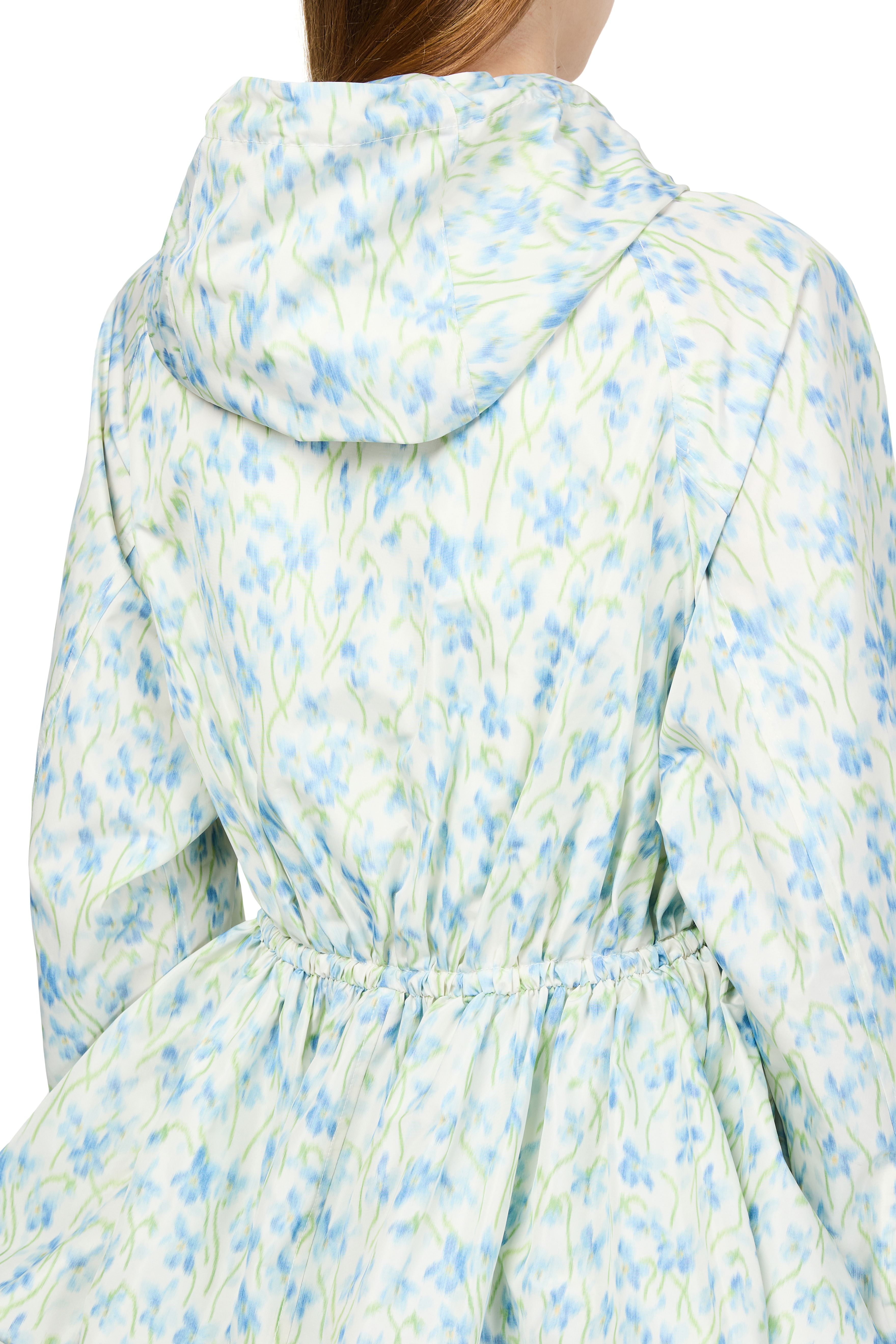 Hooded jacket in taffeta silk thumbnail 5
