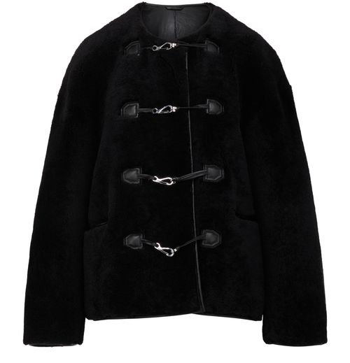 TOTEME Teddy sheep leather Jacket