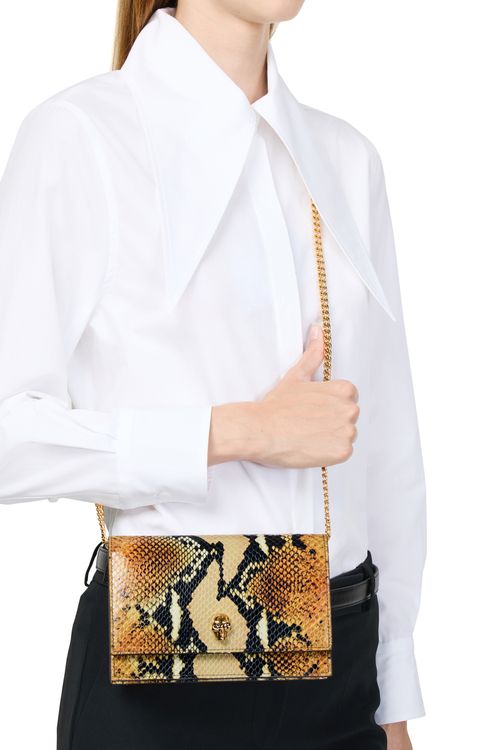 MCQUEEN Kleine Crossbody-Tasche Skull