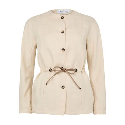 Max Mara Single-breasted Jacket In Neutral