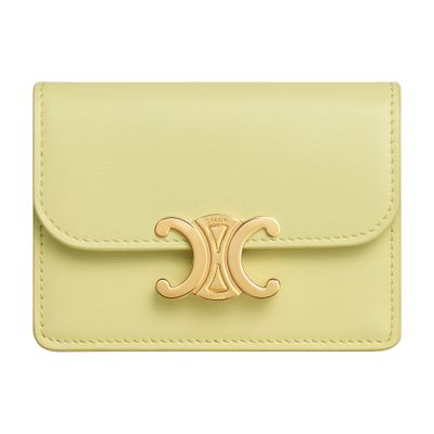 CELINE ウォレット CELINE（セリーヌ） Triomphe Embossed Bi-Fold Wallet 二つ折り財布