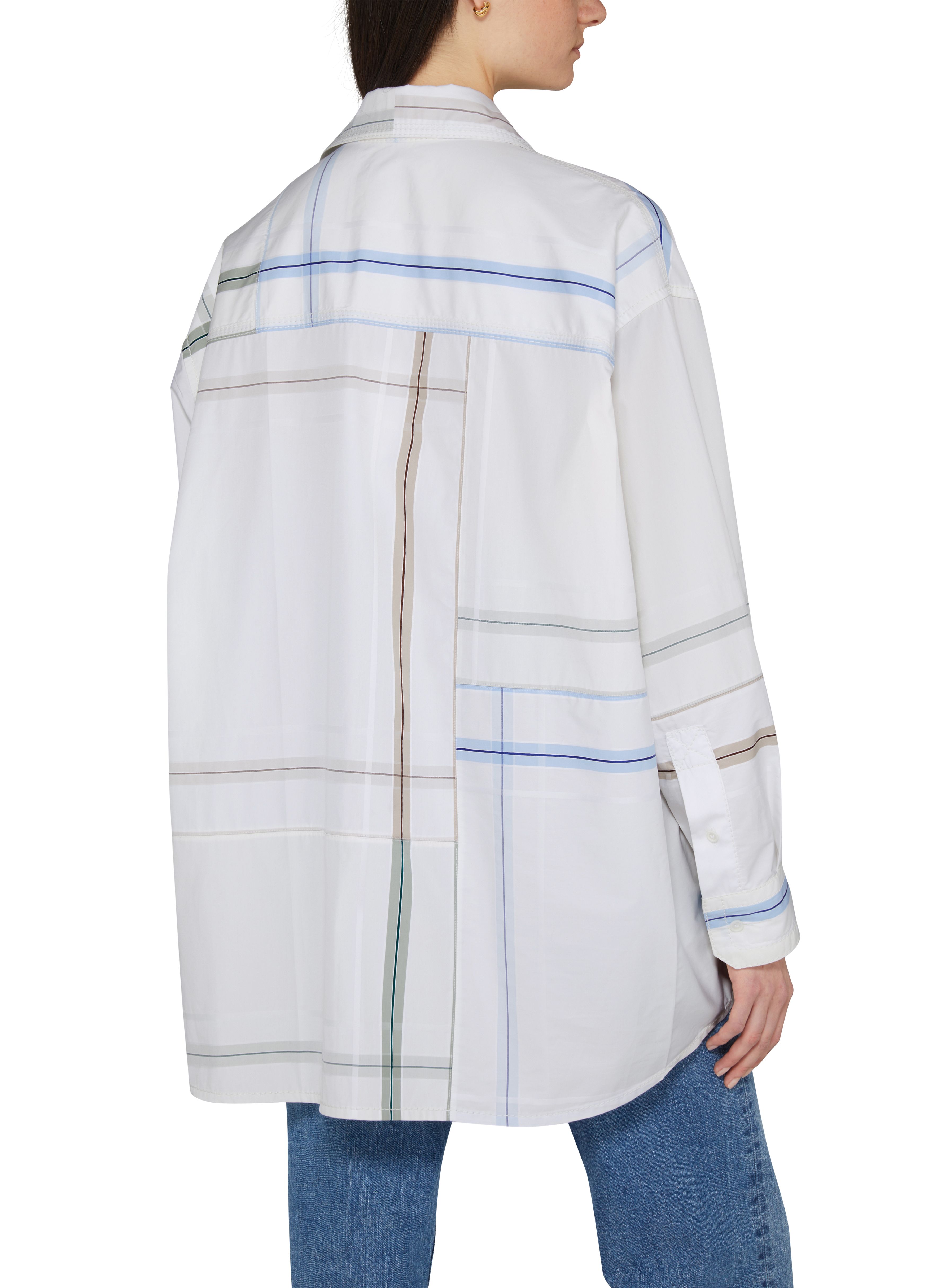 Asymmetric cotton shirt thumbnail 5