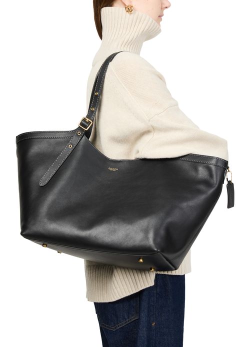 COACH Gramercy natural grain leather tote bag