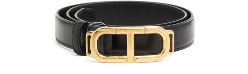 TOM FORD Lariat brass and crystal stones necklace