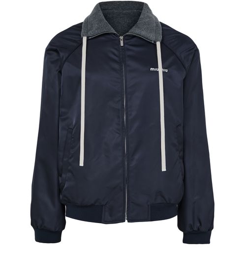MIU MIU Veste reversible en laine