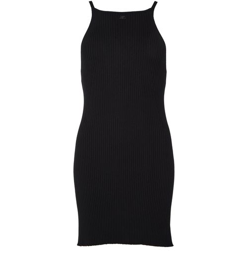 COURREGES Rib knit A-Line dress