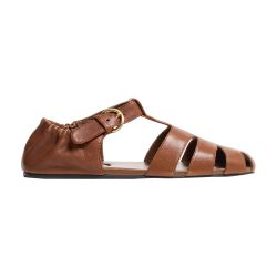Women's Leather sandals | MIU MIU | 24S