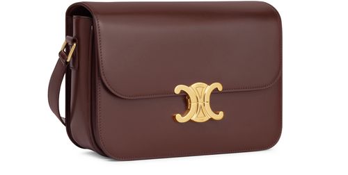 CELINE Sac Triomphe moyen modèle veau satiné