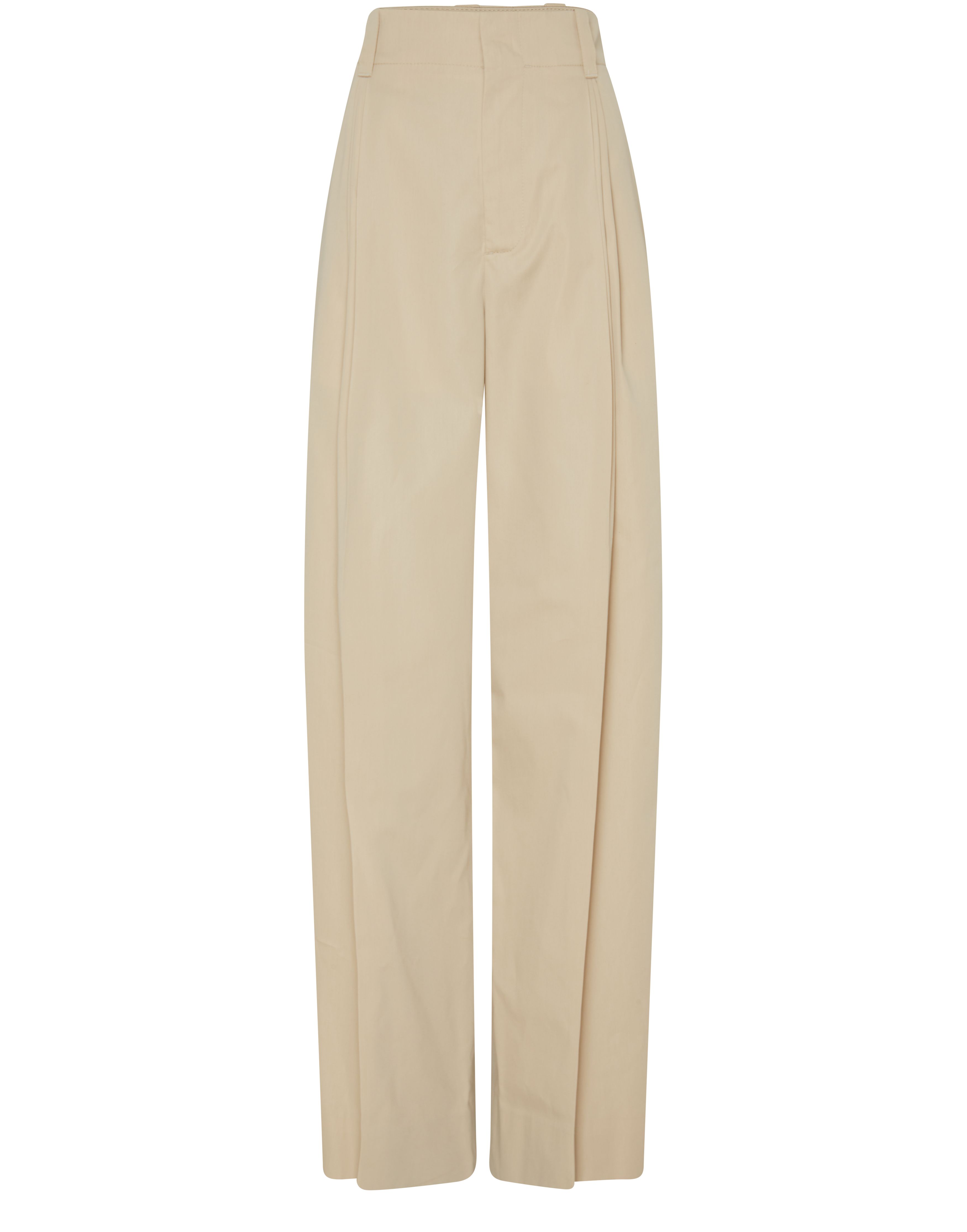 Cotton silk pants