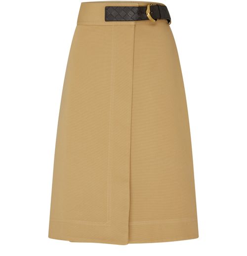 BOTTEGA VENETA Wrap midi skirt