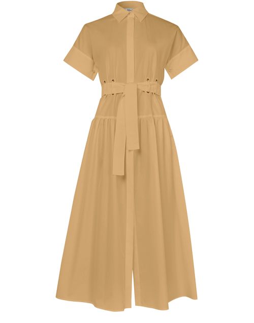 MAX MARA Agoraio cotton poplin shirt dress