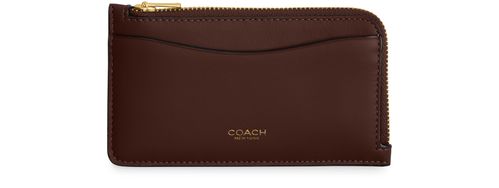 COACH New York zippered card holder