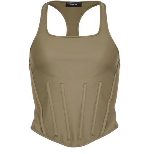MUGLER Sleeveless top