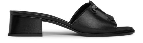 CELINE Celine Clemence mules in lambskin and patent calfskin
