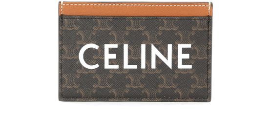 Women's Card Holder in Triomphe Canvas with Celine Print, CELINE