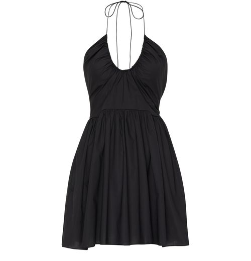 MATTEAU Drawcord Halter Mini Dress