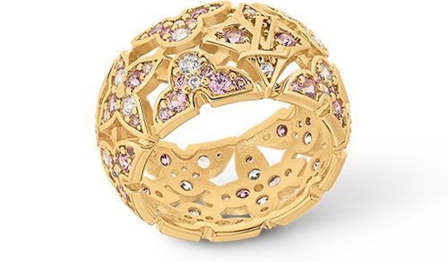 LOUIS VUITTON Bague Chaîne Fleur